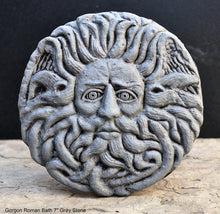 Load image into Gallery viewer, Roman Greek Gorgon's Head Temple Sulis Minerva Bath Belenos alter Sculptural Wall frieze plaque relief www.Neo-Mfg.com 7" b8