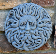 Load image into Gallery viewer, Roman Greek Gorgon's Head Temple Sulis Minerva Bath Belenos alter Sculptural Wall frieze plaque relief www.Neo-Mfg.com 7" b8
