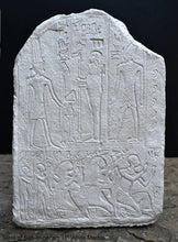 Load image into Gallery viewer, Egyptian Stela of Seti-er-neheh carving fragment 11" www.Neo-Mfg.com museum reproduction a15