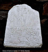 Load image into Gallery viewer, Egyptian Stela of Seti-er-neheh carving fragment 11" www.Neo-Mfg.com museum reproduction a15