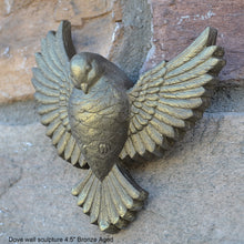 Load image into Gallery viewer, Nature Bird Dove Sculptural wall plaque relief home decor www.Neo-Mfg.com 4.5"