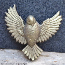 Load image into Gallery viewer, Nature Bird Dove Sculptural wall plaque relief home decor www.Neo-Mfg.com 4.5"