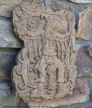 Load image into Gallery viewer, History Aztec Maya Quetzalcoatl feathered serpent Codex Artifact Carved Deity Sculpture Statue 11" Tall www.Neo-Mfg.com Wall art m1