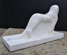Load image into Gallery viewer, History Egyptian Sphinx Tutu lion protector god Sculpture museum reproduction art 13.75" www.Neo-Mfg.com home decor relief