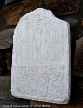 Load image into Gallery viewer, Egyptian Stela of Seti-er-neheh carving fragment 11" www.Neo-Mfg.com museum reproduction a15