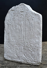 Load image into Gallery viewer, Egyptian Stela of Seti-er-neheh carving fragment 11" www.Neo-Mfg.com museum reproduction a15