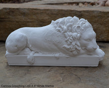 Load image into Gallery viewer, Canova Crouching Lion Sculpture Statue 8.5" long www.Neo-Mfg.com home decor