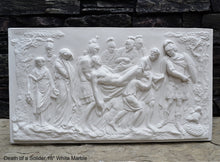 Load image into Gallery viewer, Roman Greek Death of a Solider Wall plaque relief sculpture 18" www.Neo-Mfg.com