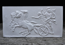 Load image into Gallery viewer, Roman Greek Chariot Alexander Great & Nike Artifact Carved Sculpture Statue www.Neo-Mfg.com 12" L11