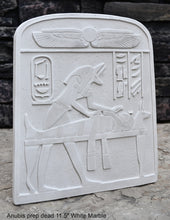 Load image into Gallery viewer, Egyptian Anubis preparing the dead wall plaque relief www.neo-mfg.com 11.5