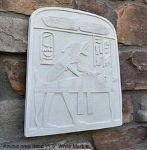 Load image into Gallery viewer, Egyptian Anubis preparing the dead wall plaque relief www.neo-mfg.com 11.5
