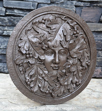 Load image into Gallery viewer, Nature Garden Greenwoman Sculpture Plaque 12" Neo-Mfg