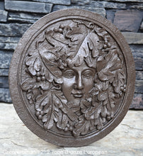 Load image into Gallery viewer, Nature Garden Greenwoman Sculpture Plaque 12" Neo-Mfg
