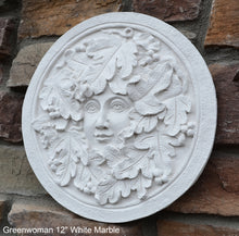 Load image into Gallery viewer, Nature Garden Greenwoman Sculpture Plaque 12" Neo-Mfg