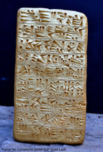 Load image into Gallery viewer, Sumerian Cuneiform tablet Sculptural wall relief plaque www.Neo-Mfg.com 8.5" g8