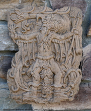 Load image into Gallery viewer, History Aztec Maya Quetzalcoatl feathered serpent Codex Artifact Carved Deity Sculpture Statue 11" Tall www.Neo-Mfg.com Wall art m1