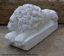 Load image into Gallery viewer, Canova Crouching Lion Sculpture Statue 8.5" long www.Neo-Mfg.com home decor