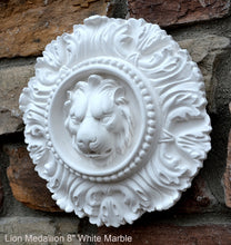 Load image into Gallery viewer, Lion Medallion Sculpture Statue 8" www.Neo-Mfg.com home decor