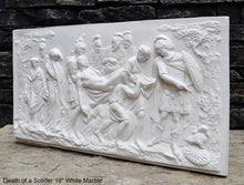 Load image into Gallery viewer, Roman Greek Death of a Solider Wall plaque relief sculpture 18" www.Neo-Mfg.com
