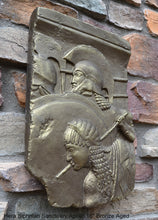 Load image into Gallery viewer, Roman Greek Hera Siphnian Sanctuary Apollo Sculptural Wall frieze plaque Fragment relief www.Neo-Mfg.com 16" home decor