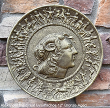 Load image into Gallery viewer, Roman Greek Alexander the Great Lysimachos Sculptural Wall relief plaque www.Neo-Mfg.com 12" c12