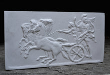 Load image into Gallery viewer, Roman Greek Chariot Alexander Great & Nike Artifact Carved Sculpture Statue www.Neo-Mfg.com 12" L11