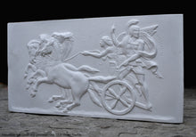 Load image into Gallery viewer, Roman Greek Chariot Alexander Great & Nike Artifact Carved Sculpture Statue www.Neo-Mfg.com 12" L11
