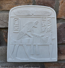 Load image into Gallery viewer, Egyptian Anubis preparing the dead wall plaque relief www.neo-mfg.com 11.5