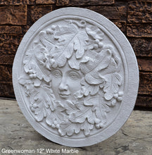 Load image into Gallery viewer, Nature Garden Greenwoman Sculpture Plaque 12" Neo-Mfg