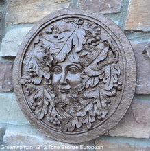 Load image into Gallery viewer, Nature Garden Greenwoman Sculpture Plaque 12" Neo-Mfg