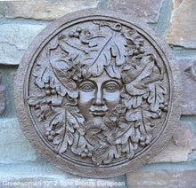 Load image into Gallery viewer, Nature Garden Greenwoman Sculpture Plaque 12" Neo-Mfg