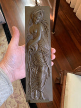 Load image into Gallery viewer, Roman Greek Carved nymph Fountain of Innocents Danaides of Argos Figure Sculptural Wall frieze plaque relief www.Neo-Mfg.com 11.25" 4pc set