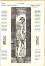 Load image into Gallery viewer, Roman Greek Carved nymph Fountain of Innocents Danaides of Argos Figure Sculptural Wall frieze plaque relief www.Neo-Mfg.com 11.25" 4pc set