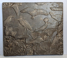 Load image into Gallery viewer, History Egyptian Birds in the Delta marshes Userkaf in Saqqara 11" Stela Sculptural wall relief www.Neo-Mfg.com h5