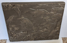 Load image into Gallery viewer, History Egyptian Birds in the Delta marshes Userkaf in Saqqara 11" Stela Sculptural wall relief www.Neo-Mfg.com h5