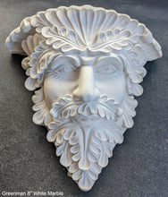 Load image into Gallery viewer, Greenman Leaf face sculpture wall plaque art www.neo-mfg.com 8" home garden decor