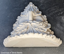 Load image into Gallery viewer, Greenman Leaf face sculpture wall plaque art www.neo-mfg.com 8" home garden decor