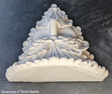 Load image into Gallery viewer, Greenman Leaf face sculpture wall plaque art www.neo-mfg.com 8" home garden decor