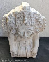 Load image into Gallery viewer, History Aztec Maya Mesoamerica Zapotec Deity Vessel Sculpture Statue www.Neo-Mfg.com 7 5/8"