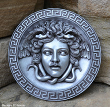 Load image into Gallery viewer, History Medusa Artifact Carved wall plaque Sculpture Statue 8" www.Neo-Mfg.com high relief
