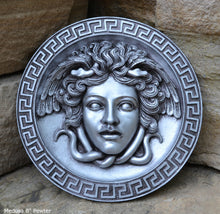 Load image into Gallery viewer, History Medusa Artifact Carved wall plaque Sculpture Statue 8" www.Neo-Mfg.com high relief