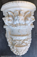 Load image into Gallery viewer, Gargoyle SHS fort perch wall Shelf corbel Grotesque goblin sculpture www.NEO-MFG.com 12.75&quot;
