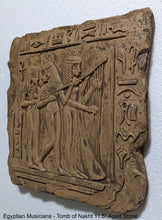 Load image into Gallery viewer, Egyptian Musicians - Tomb of Nakht, Egypt. Dynasty XVIII 1450 B.C. www.NEO-MFG.com 11.5"