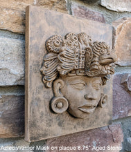 Load image into Gallery viewer, Aztec Maya Warrior mask Head of guacamaya (macaw) from Xochicalco Sculpture Statue 8.75" www.Neo-Mfg.com Museum reproduction