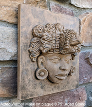 Load image into Gallery viewer, Aztec Maya Warrior mask Head of guacamaya (macaw) from Xochicalco Sculpture Statue 8.75" www.Neo-Mfg.com Museum reproduction