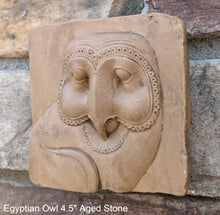 Load image into Gallery viewer, History Egyptian Owl Sculptural wall relief www.Neo-Mfg.com 4.5" k5