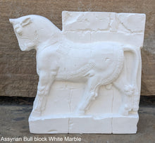 Load image into Gallery viewer, Historical Assyrian Persian bull Guardian of Persepolis relief sculpture ancient replica Sculpture www.Neo-Mfg.com