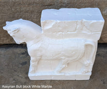 Load image into Gallery viewer, Historical Assyrian Persian bull Guardian of Persepolis relief sculpture ancient replica Sculpture www.Neo-Mfg.com
