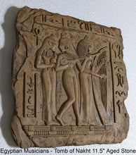 Load image into Gallery viewer, Egyptian Musicians - Tomb of Nakht, Egypt. Dynasty XVIII 1450 B.C. www.NEO-MFG.com 11.5"