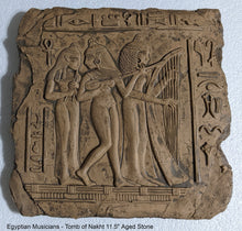 Load image into Gallery viewer, Egyptian Musicians - Tomb of Nakht, Egypt. Dynasty XVIII 1450 B.C. www.NEO-MFG.com 11.5"